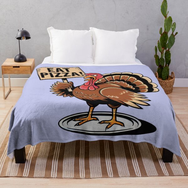 Item preview, Eat pizza thanksgiving turkey designed and sold by Delgiur.