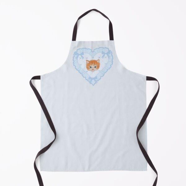 Item preview, Blue Coquette Ginger Cat Heart designed and sold by coquettecat.