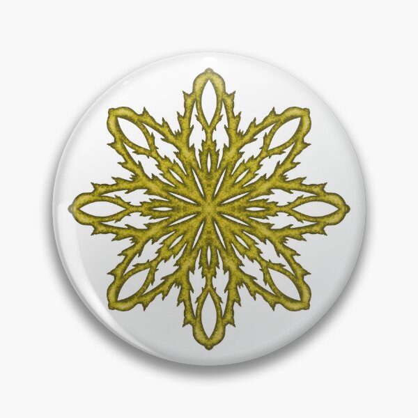 Item preview, Yellow snowflake "Inspiration" designed and sold by Cherevan.