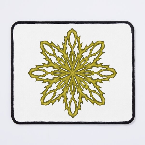 Item preview, Yellow snowflake "Inspiration" designed and sold by Cherevan.