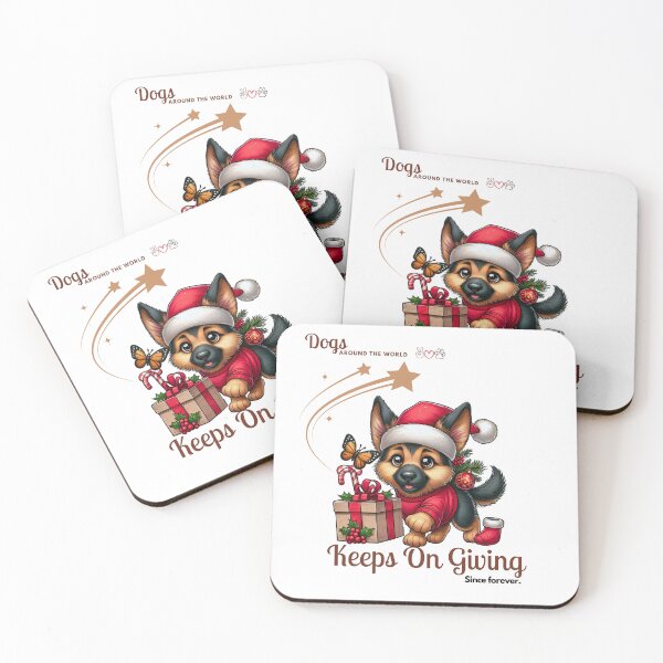 Item preview, German Shepard - Dogs Around The World - Perfect Christmas gift designed and sold by Scandinavian-Ai.