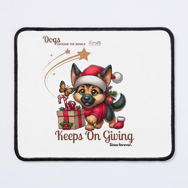 Item preview, German Shepard - Dogs Around The World - Perfect Christmas gift designed and sold by Scandinavian-Ai.