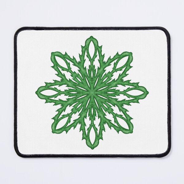 Item preview, Green snowflake "Inspiration" designed and sold by Cherevan.