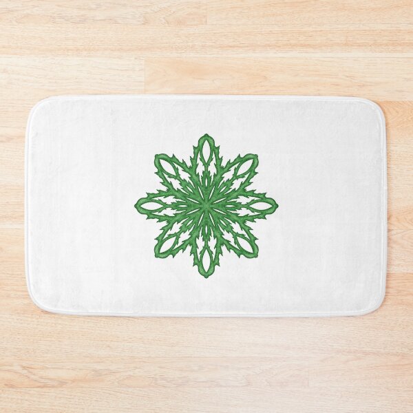Item preview, Green snowflake "Inspiration" designed and sold by Cherevan.