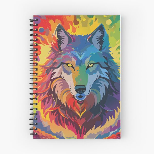 Item preview, Wolf head, drawing of full color  designed and sold by Marcu Ioachim.