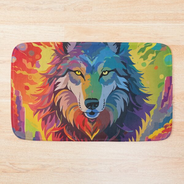 Item preview, Wolf head, drawing of full color  designed and sold by Marcu Ioachim.