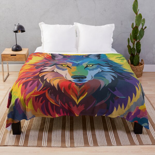 Item preview, Wolf head, drawing of full color  designed and sold by Marcu Ioachim.