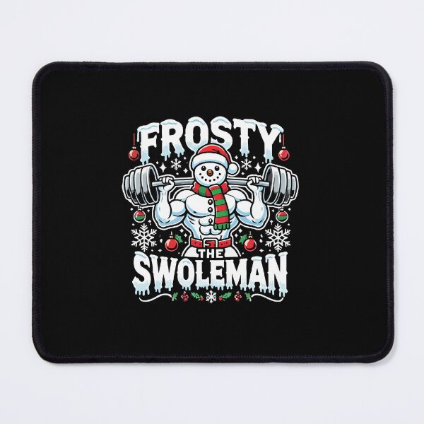 Item preview, Frosty the Swoleman Funny Christmas Gym designed and sold by chantastical.