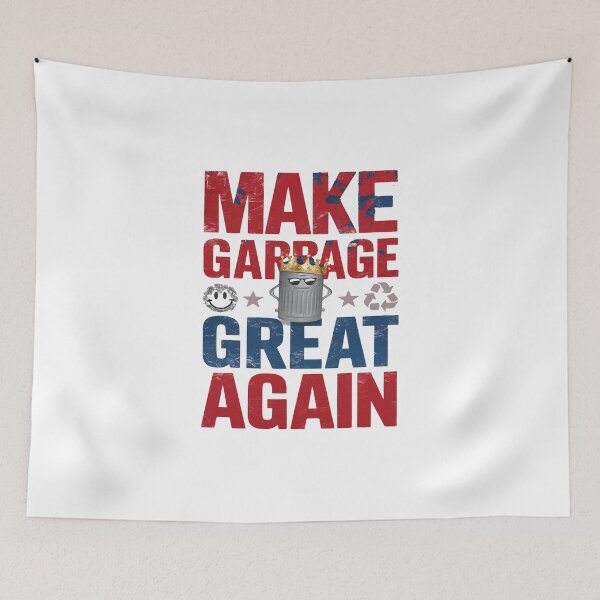 Item preview, Make Garbage Great Again | Political Satire Inspired by Biden's Insult to Trump Supporters designed and sold by bubblylive.