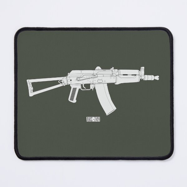 Item preview, AKS-74U Outline Minimalist Rifle Design designed and sold by FAawRay.