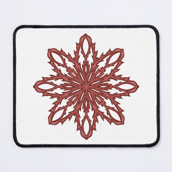 Item preview, Red snowflake "Inspiration" designed and sold by Cherevan.