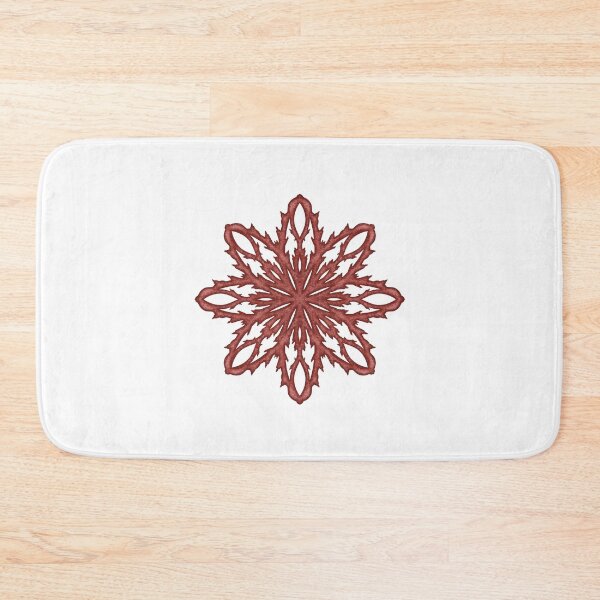 Item preview, Red snowflake "Inspiration" designed and sold by Cherevan.