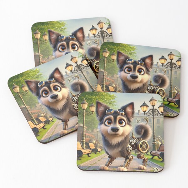 Item preview, Steampunk German Shepherd Mix designed and sold by Sillytoe.