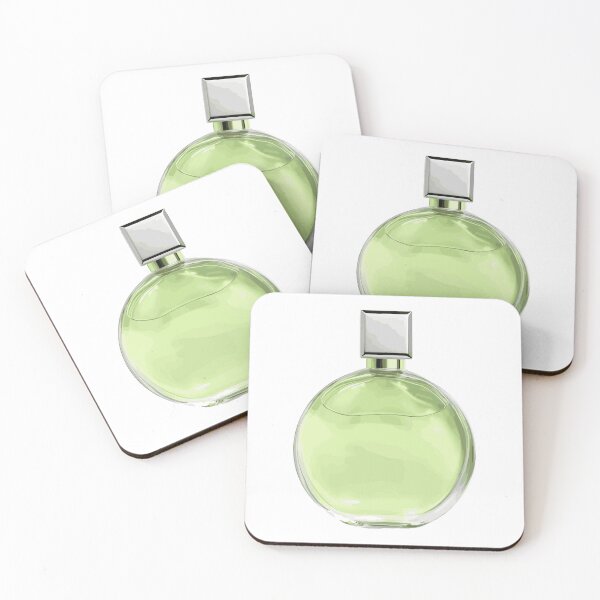 Item preview, Green fragrance round bottle, fresh perfume designed and sold by MaddyArtist.