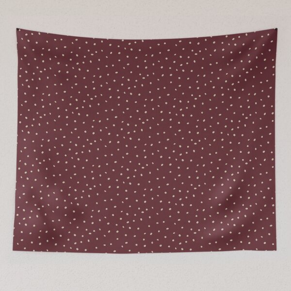Item preview, Whimsy Dots Polka Dot Pattern - Wine + Dove designed and sold by Irene Estelle.