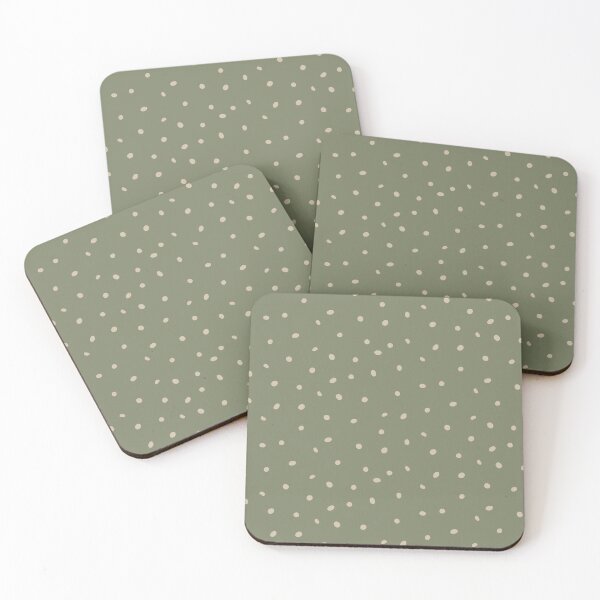 Item preview, Whimsy Dots Polka Dot Pattern - Sage + Dove designed and sold by Irene Estelle.
