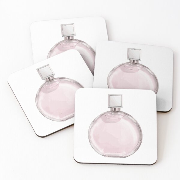 Item preview, Pink fragrance round bottle, fresh perfume designed and sold by MaddyArtist.