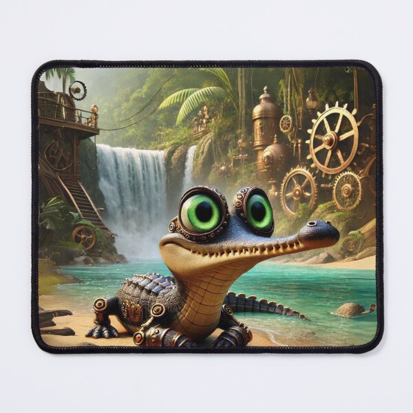 Item preview, Steampunk Gharial designed and sold by Sillytoe.