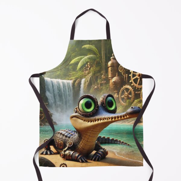 Item preview, Steampunk Gharial designed and sold by Sillytoe.