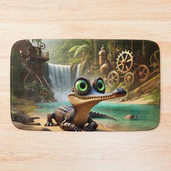 Item preview, Steampunk Gharial designed and sold by Sillytoe.