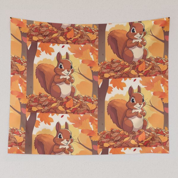 Item preview, Fall Autumn Vibe cute Squirrel designed and sold by Googo.