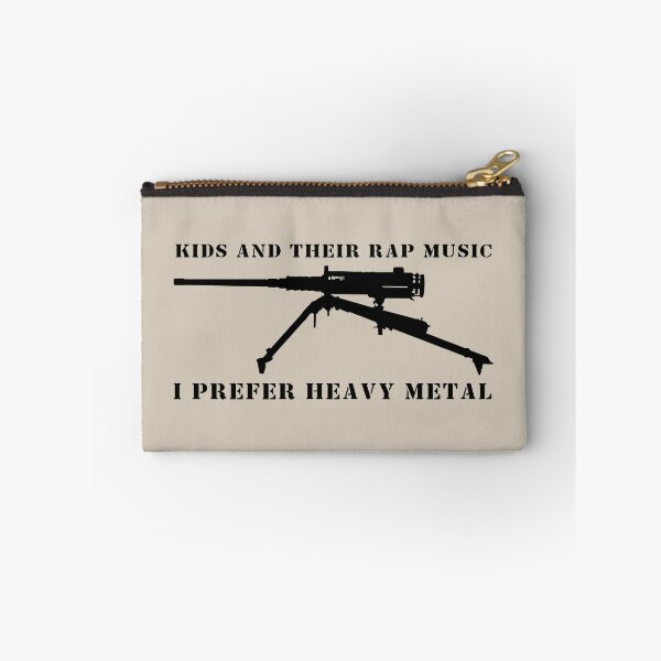 Item preview, Kids Rap Music Prefer Heavy Metal M2 Machine Gun Joke designed and sold by MilitaryMart.