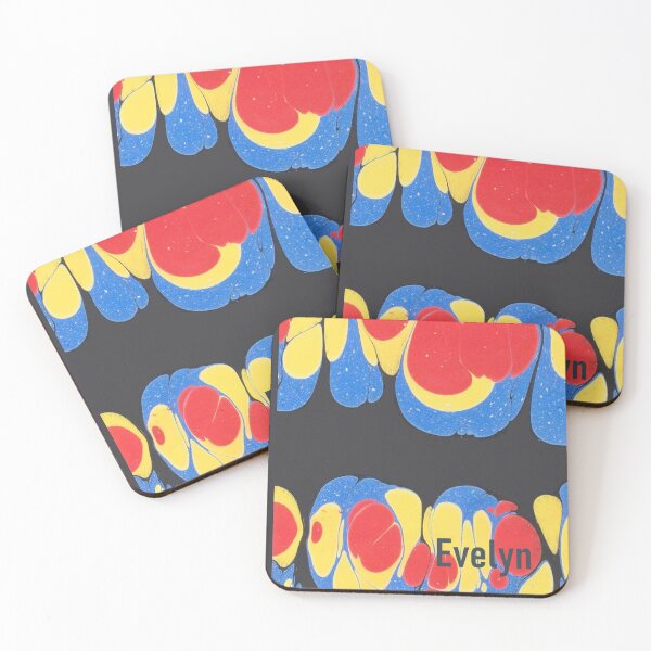 Item preview, Evelyn Marbling by Josef Halfer designed and sold by AMRansom.