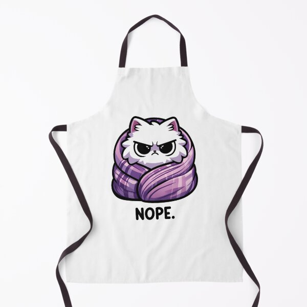 Item preview, Cute Funny Cat Nope Saying designed and sold by KD Merch.