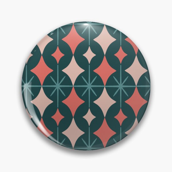 Item preview, Colección Palm Springs Desert de estilo moderno de mediados de siglo | Patrón de estrellas en verde azulado designed and sold by Old Urban Farmhouse Design Studio.