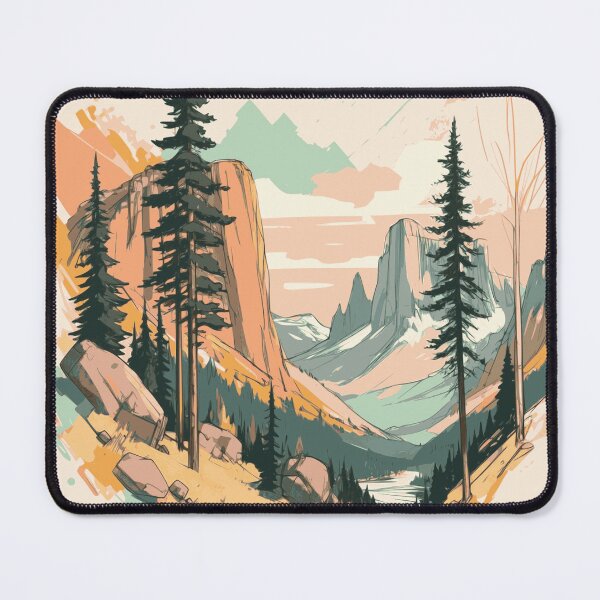 Item preview, Pastel Mountain Escape designed and sold by lysa13.