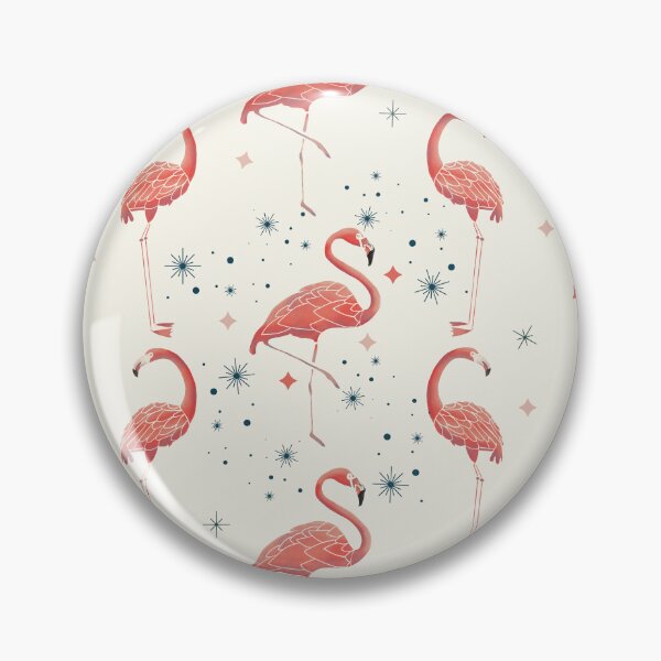 Item preview, MidCentury Modern Palm Springs Desert Collection | Flamingos & Stars Pattern designed and sold by Old Urban Farmhouse Design Studio.