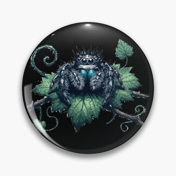 Item preview, Jumping Spider Phidippus Audax designed and sold by TomFrontierArt.