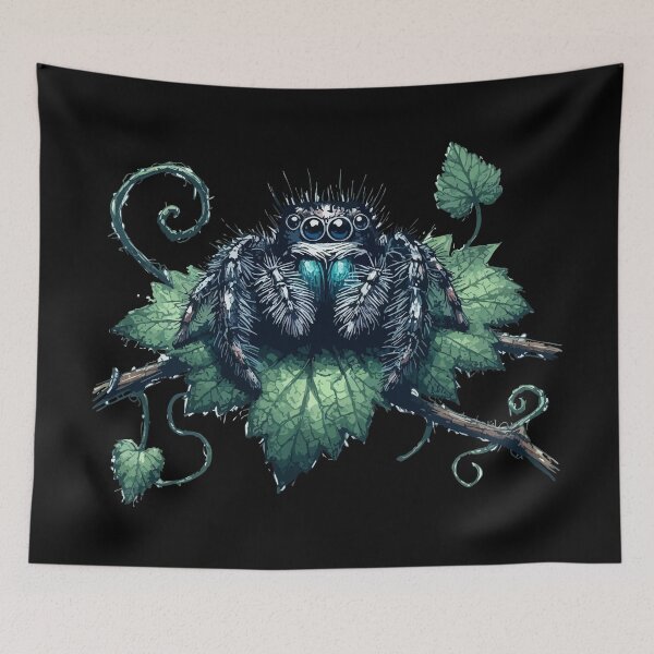 Item preview, Jumping Spider Phidippus Audax designed and sold by TomFrontierArt.