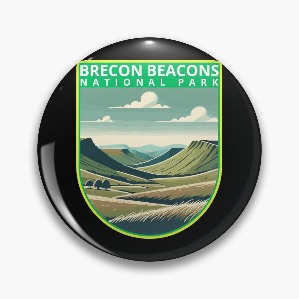 Item preview, Brecon Beacons National Park Retro Skyline designed and sold by MaateoDesign.