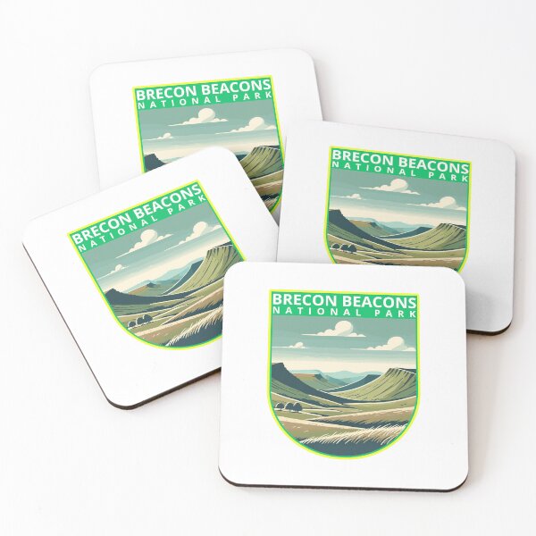 Item preview, Brecon Beacons National Park Retro Skyline designed and sold by MaateoDesign.