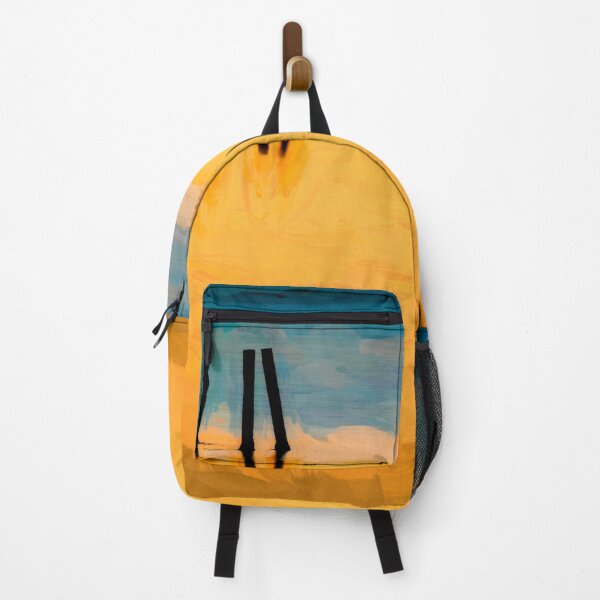 Item preview, BLACK PILINGS ORANGE WATER Abstract X107 designed and sold by RichFrancoCars.