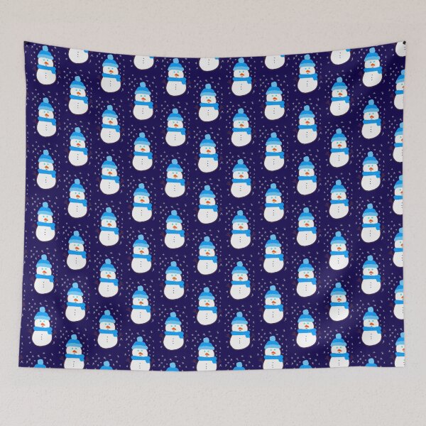 Item preview, Blue Winter Snowman  designed and sold by DanielleGensler.
