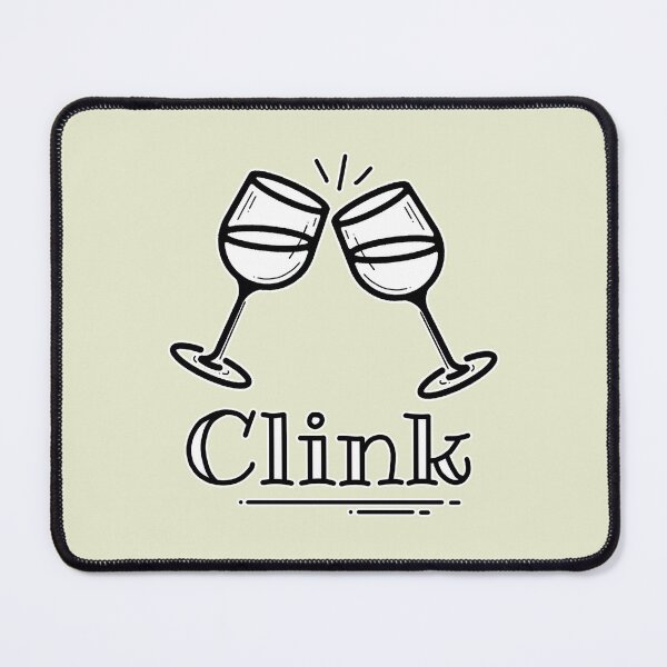 Item preview, Cheers Clinks Drink - Wine Glasses designed and sold by bamatt30.