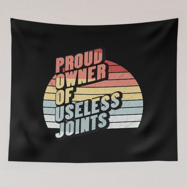 Item preview, Proud Owner Of Useless Joints T-Shirts Hoodies Funny Joint Pain Rheumatoid Arthritis, EDS, Lupus Humorous Tees designed and sold by ChronicillnessT.