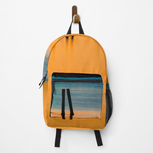 Item preview, BLACK PILINGS ORANGE WATER Abstract X109 designed and sold by RichFrancoCars.
