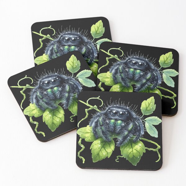 Item preview, Cute Jumping Spider Phidippus Audax designed and sold by TomFrontierArt.