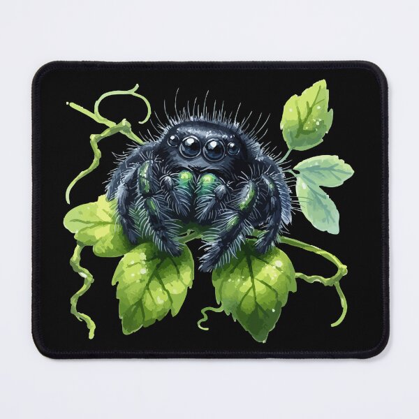 Item preview, Cute Jumping Spider Phidippus Audax designed and sold by TomFrontierArt.