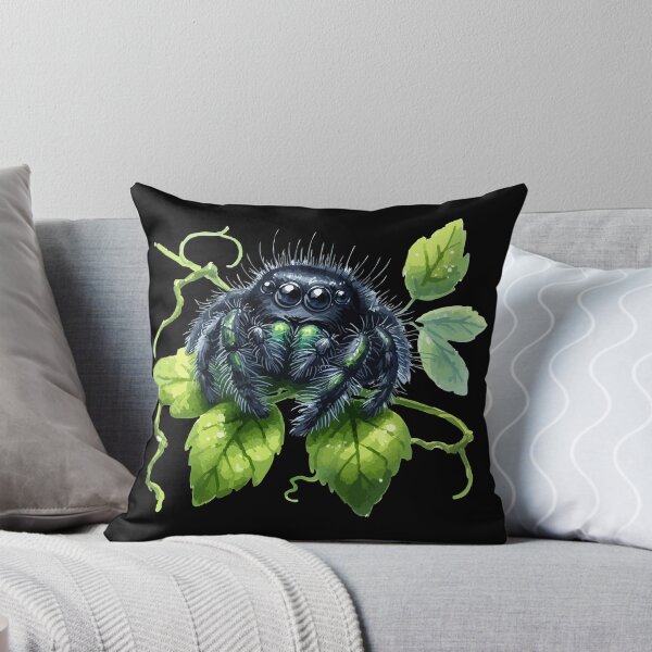 Item preview, Cute Jumping Spider Phidippus Audax designed and sold by TomFrontierArt.
