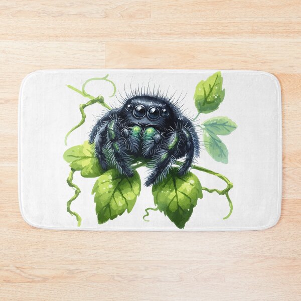 Item preview, Cute Jumping Spider Phidippus Audax designed and sold by TomFrontierArt.