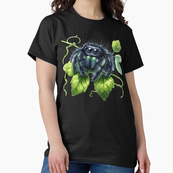 Item preview, Cute Jumping Spider Phidippus Audax designed and sold by TomFrontierArt.