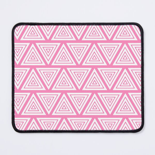 Item preview, Modern Pink Geometric Triangle Pattern designed and sold by SpinklyCreations.