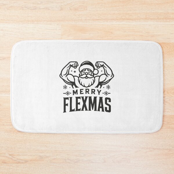 Item preview, Merry Liftmas Santa Christmas Gym Design designed and sold by chantastical.