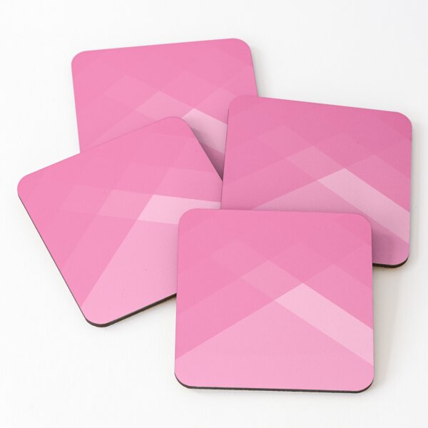 Item preview, Pink shades abstract art geometric design designed and sold by SpinklyCreations.