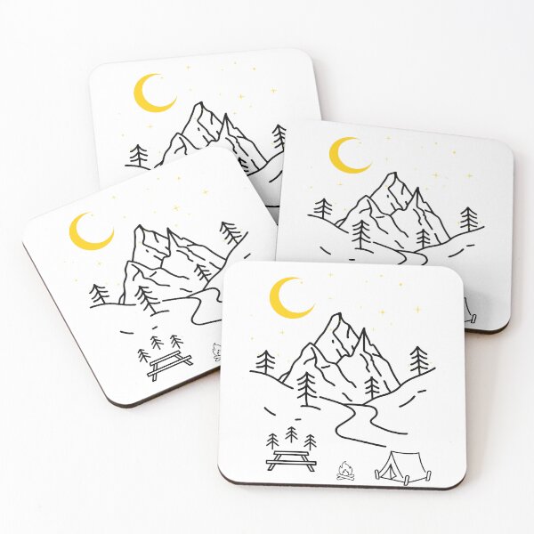 Item preview, Camping in the mountains  designed and sold by Dougall5150.