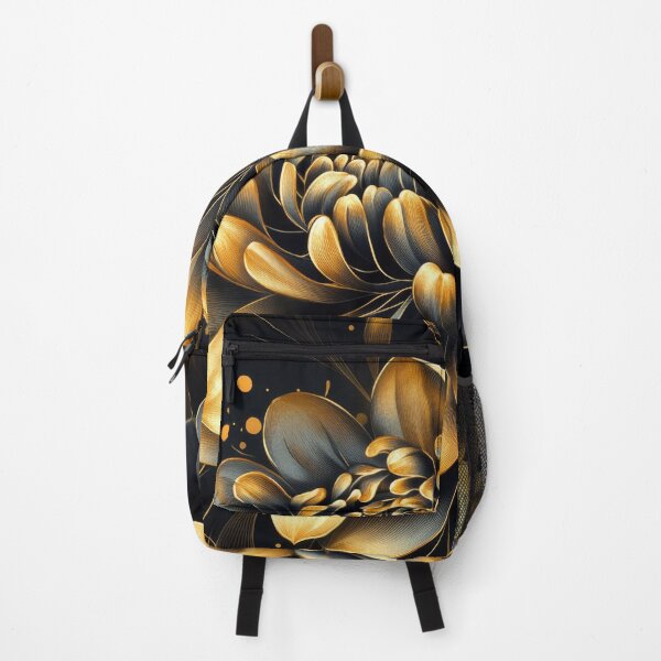 Item preview, Gold and black chrysanthemum designed and sold by MargaretWiktor.